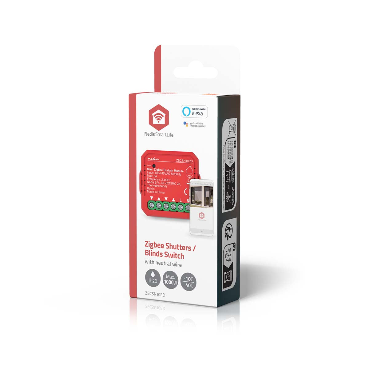 SmartLife Power Switch | Zigbee 3.0 | 1000 W | Terminal Anschluß | App erhältlich für: Android™ / IOS