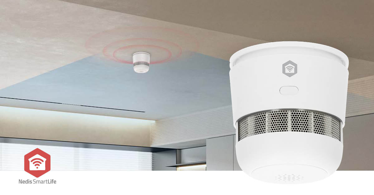 SmartLife Smoke Detector | Zigbee 3.0 | Battery Powered | Sensor life cycle: 10 year | EN 14604