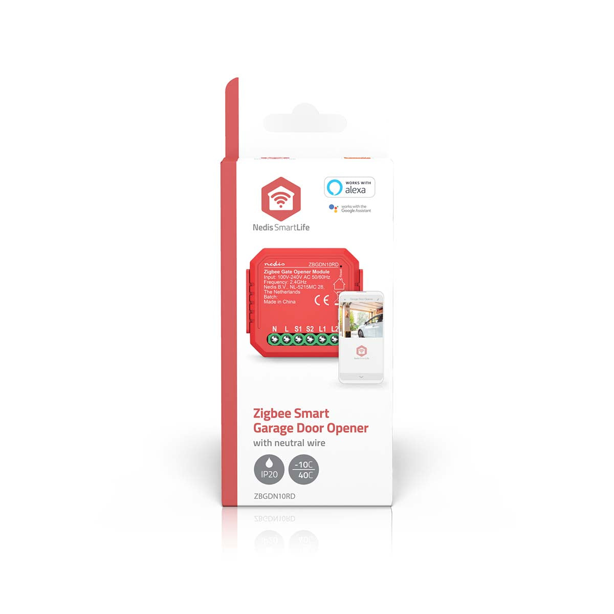 SmartLife Power Switch | Zigbee 3.0 | 2.5 W | Terminal Anschluß | App erhältlich für: Android™ / IOS