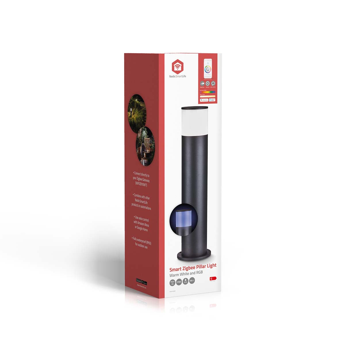 Smartlife-Außenleuchte | 360 lm | Zigbee 3.0 | 10 + 4 W | RGB / Warmweiss | 2700 K | Aluminium | Android™ / IOS