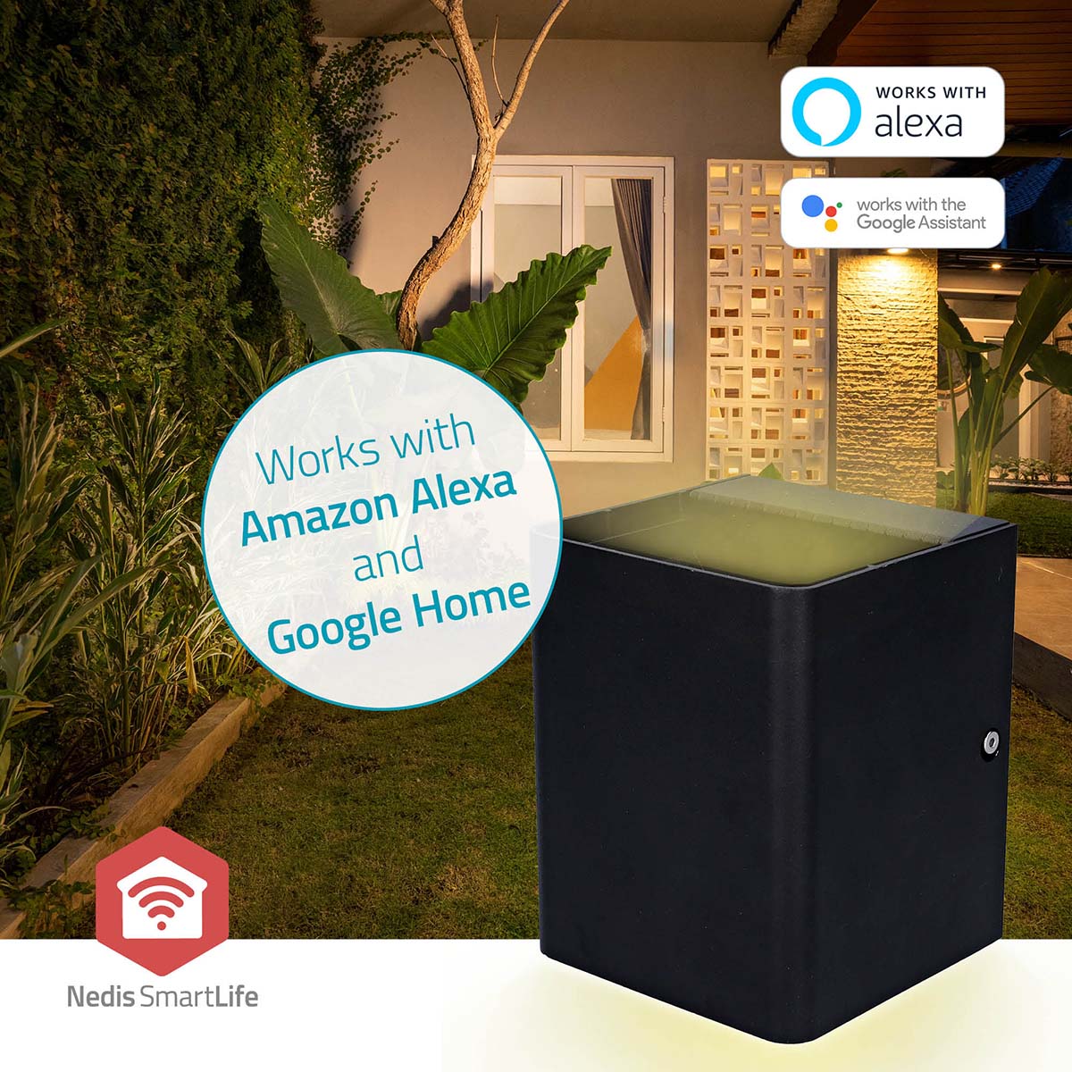 Smartlife-Außenleuchte | 2 x 270 lm | Zigbee 3.0 | 12 + 4 W | RGB / Warmweiss | 2700 K | Aluminium | Android™ / IOS