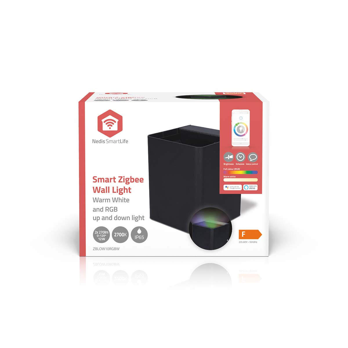Smartlife-Außenleuchte | 2 x 270 lm | Zigbee 3.0 | 12 + 4 W | RGB / Warmweiss | 2700 K | Aluminium | Android™ / IOS