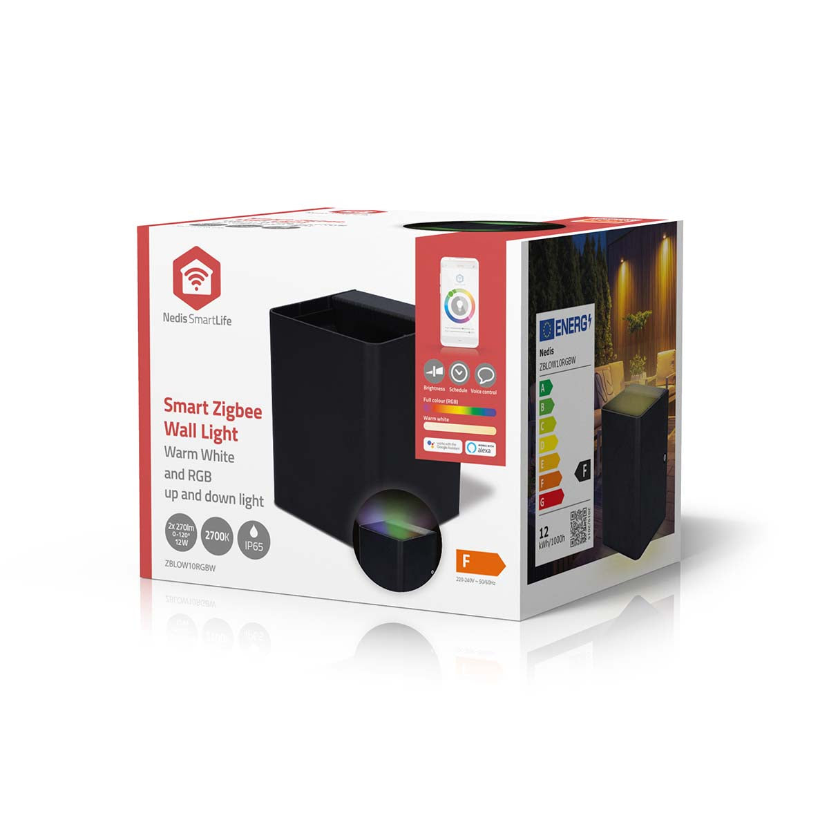 Smartlife-Außenleuchte | 2 x 270 lm | Zigbee 3.0 | 12 + 4 W | RGB / Warmweiss | 2700 K | Aluminium | Android™ / IOS