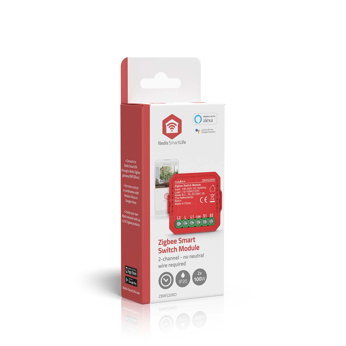 SmartLife Power Switch | Zigbee 3.0 | 2x100 W | Terminal Anschluß | App erhältlich für: Android™ / IOS