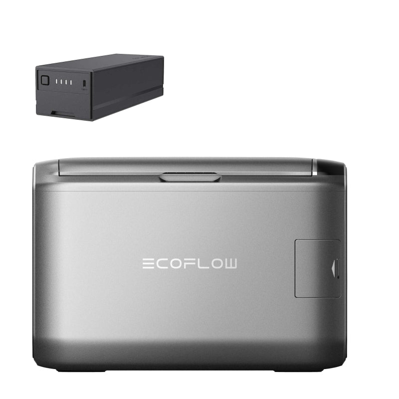 EcoFlow GLACIER Classic 45L Set - Kühl und Gefrierbox mit 298 Wh Plug-In Batterie