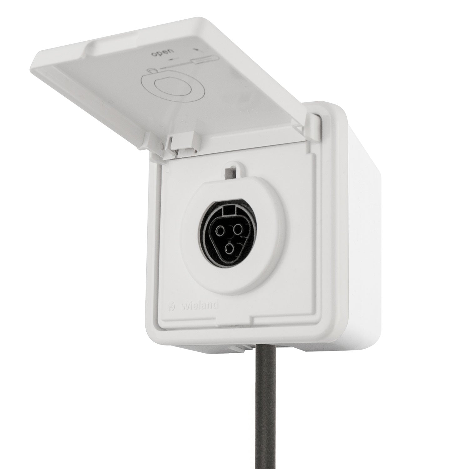 asdec life ®Solar- Balkonkraftwerke Komplettset- Solar- Pv 1560 W . Mit Bifazial 4 x 390 W Solarmodule Aufständerung 1500 W Hoymiles Wechselrichter 15m Kabel + Wieland Einspeise Dose