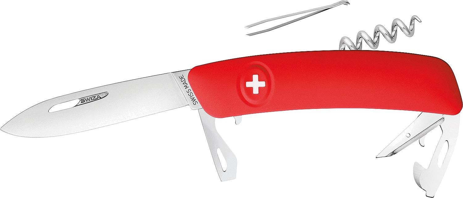 Messer SWIZA D03 rot