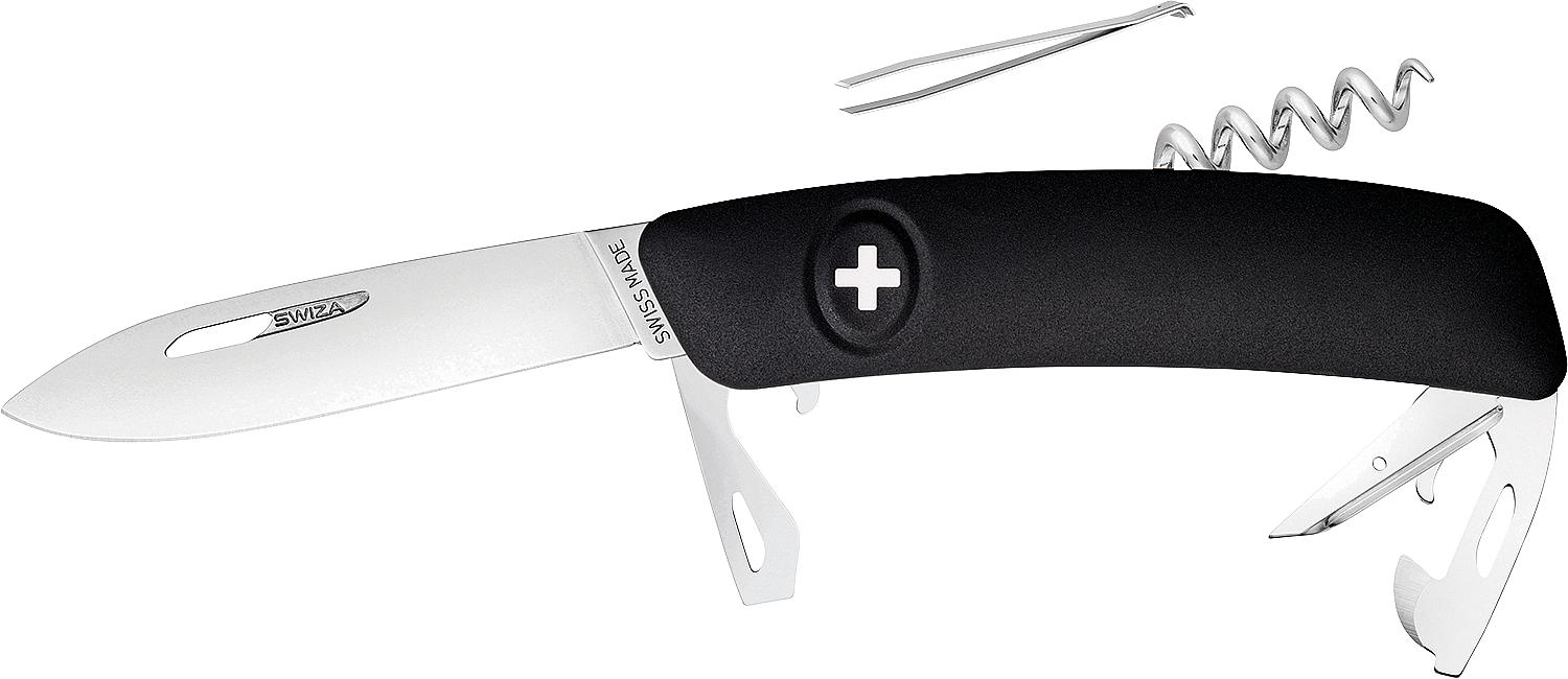 Messer SWIZA D03 schwarz