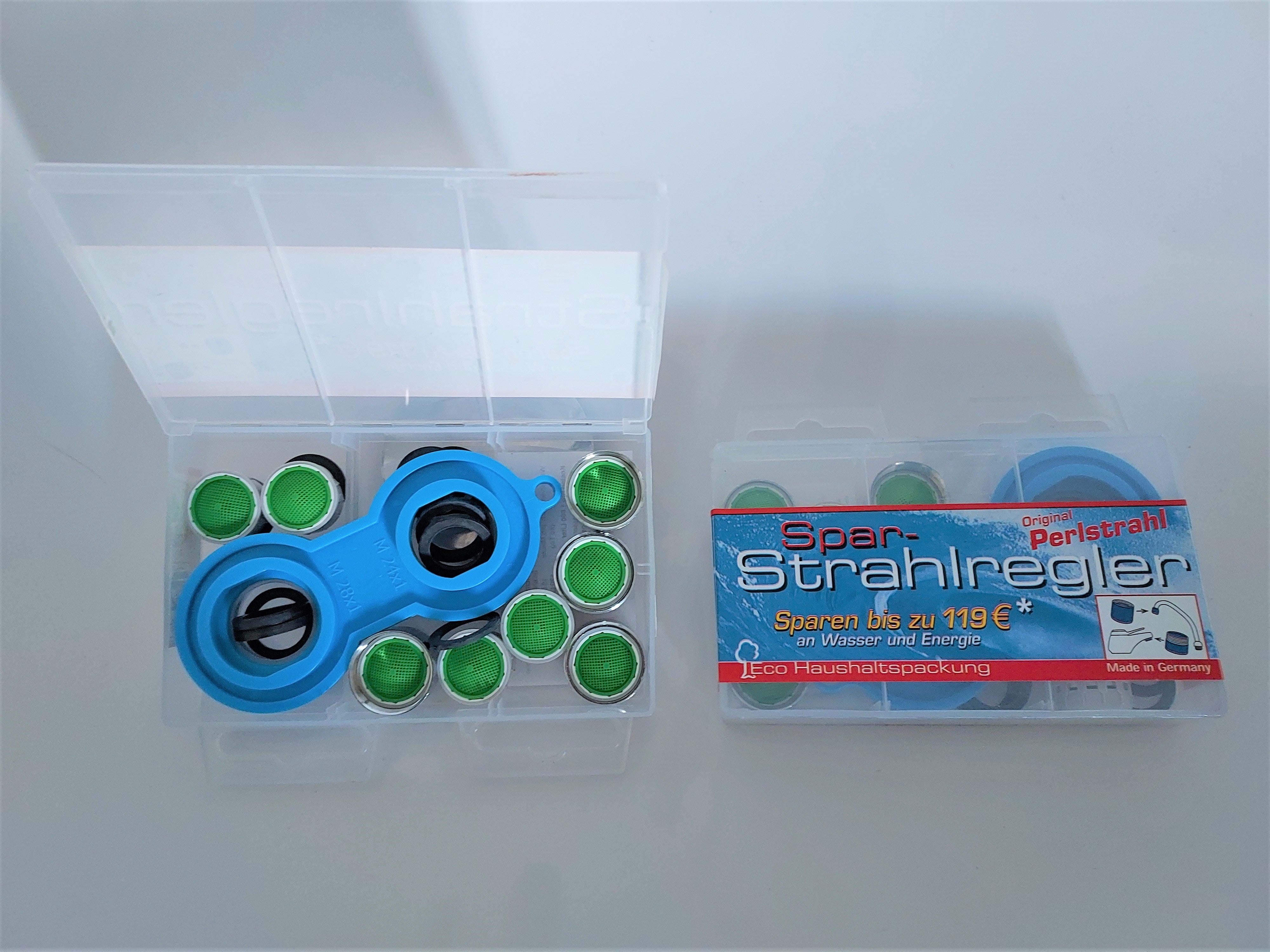 asdec life ® Wasser/Energiesparset-Strahlregler für Armaturen. Spart