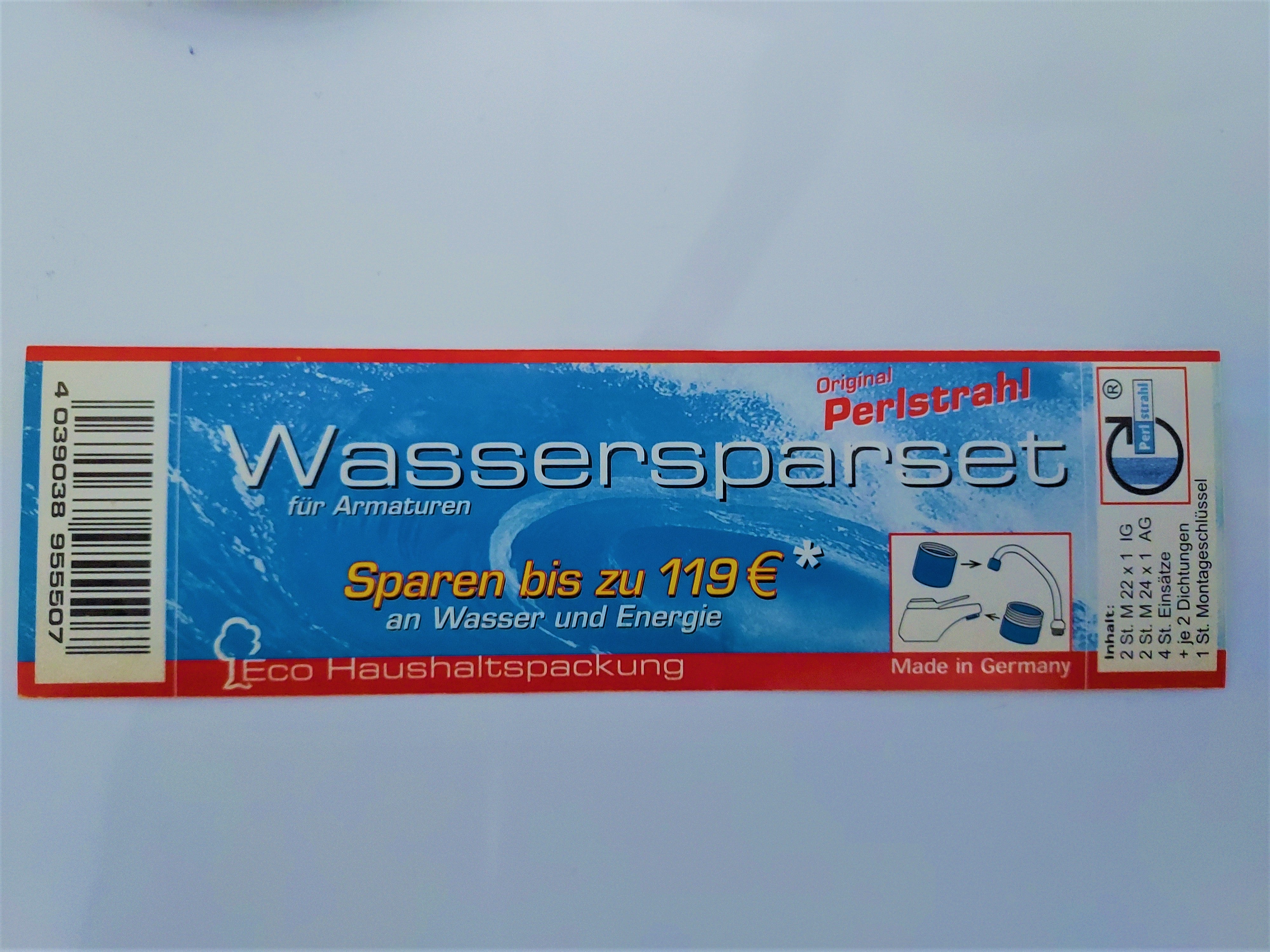 asdec life ® Wasser/Energiesparset-Strahlregler für Armaturen. Spart