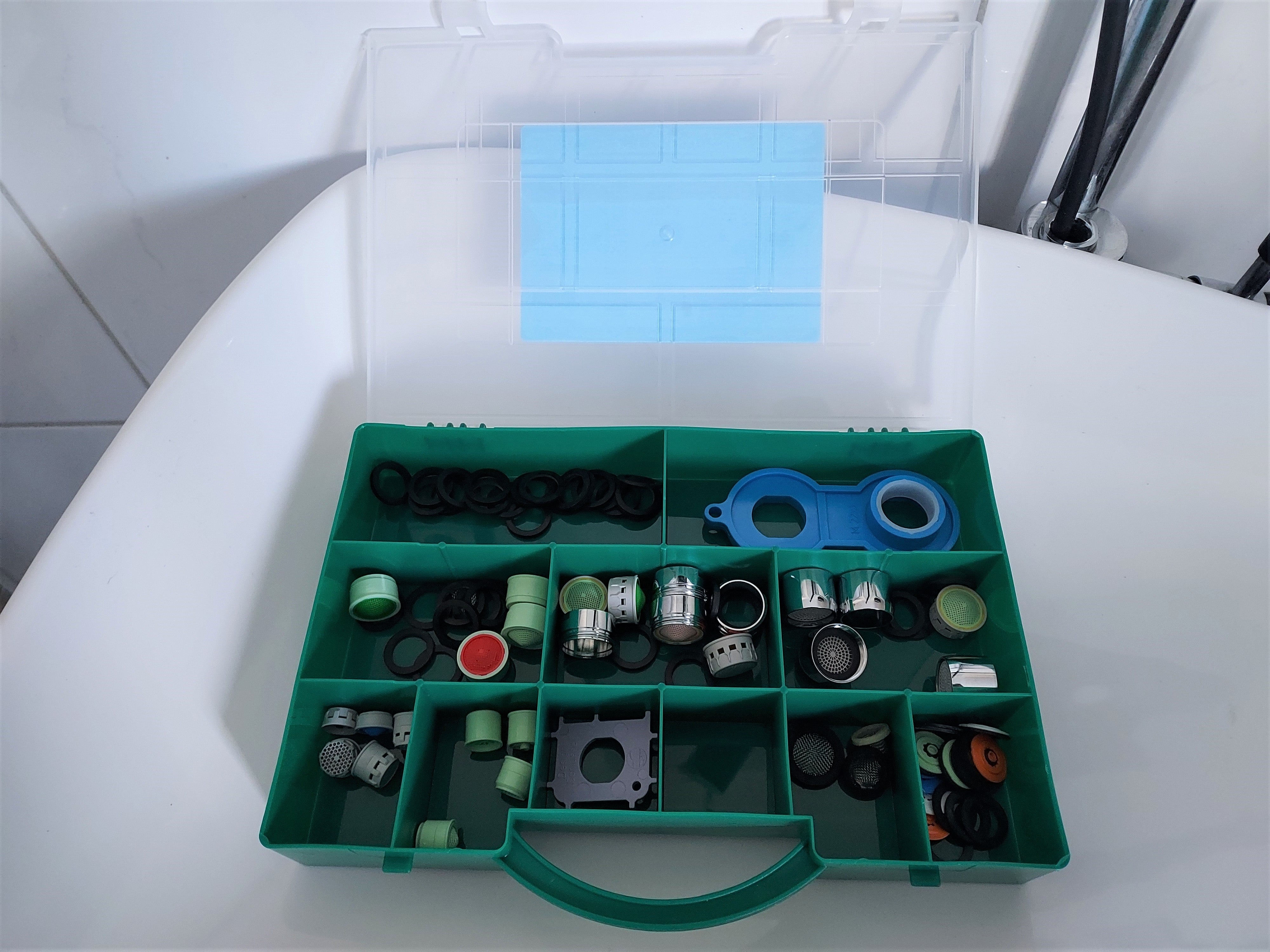 asdec life ® Wassersparset - Großpackung für Armaturen - 52 teilig spart mehrere Hundert Euro/Jahr