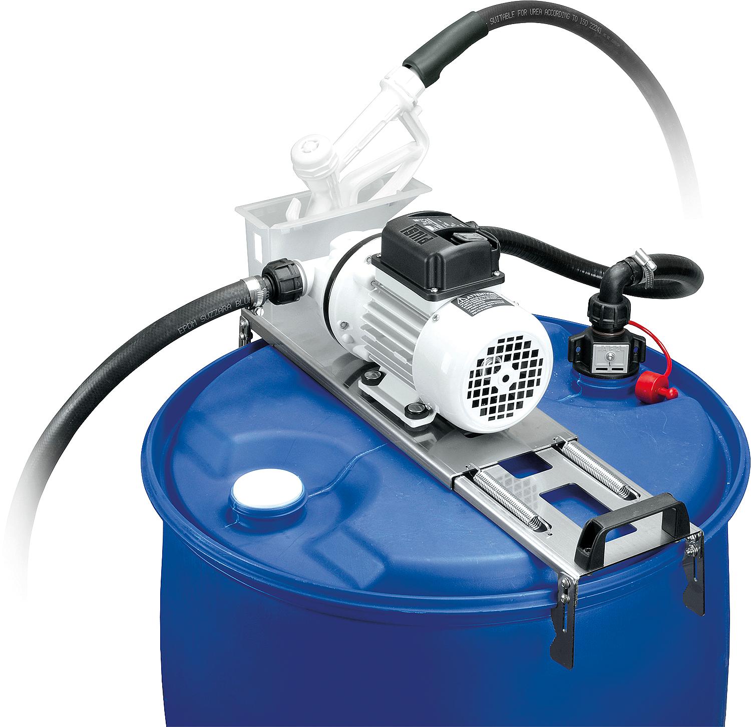 Fasspumpen-Set Elektro Piusi Suzzarablue Drum Manuel 230V, 400W
