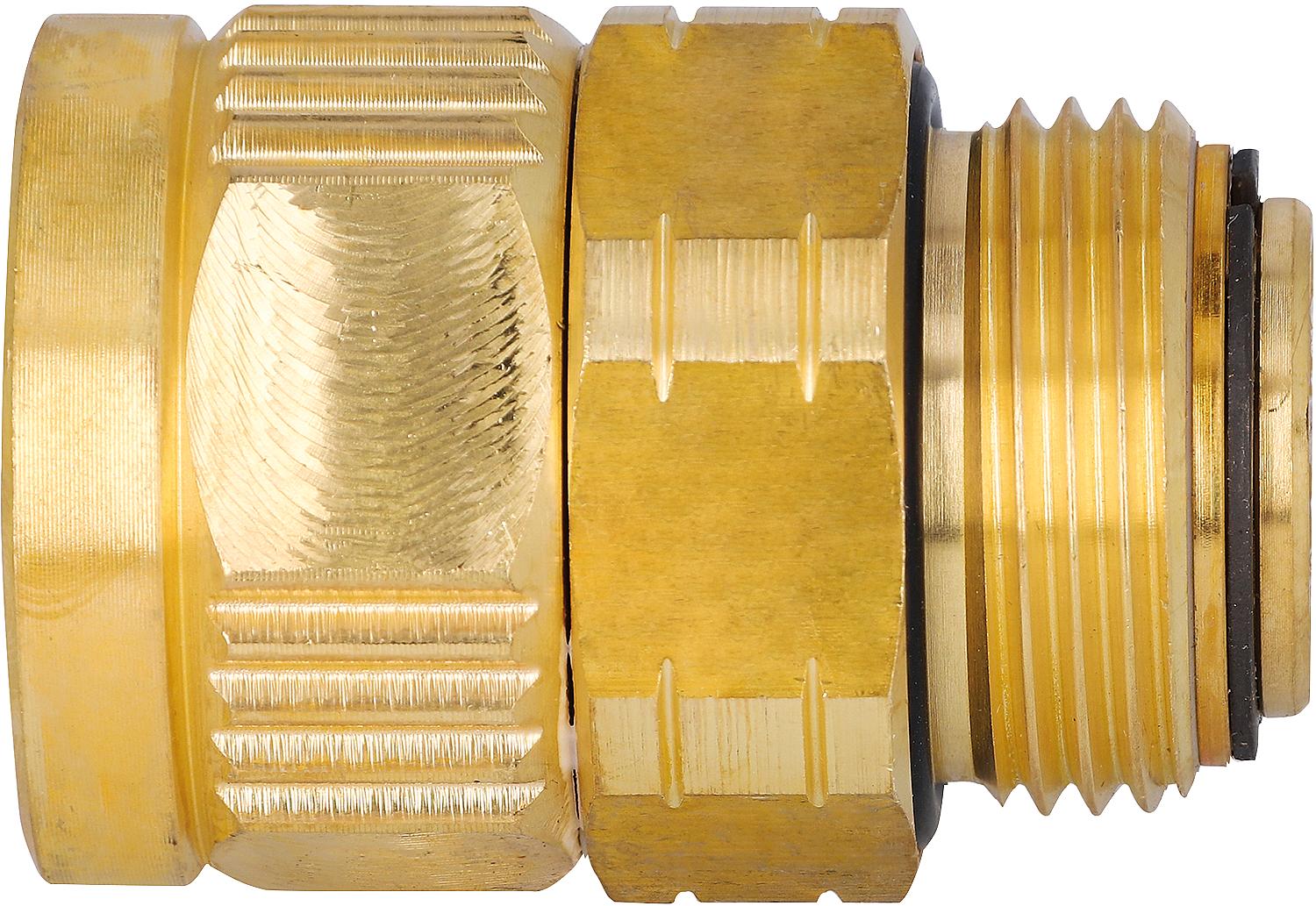 Drehkupplung Messing mit O-ring 1"mit IG/AG