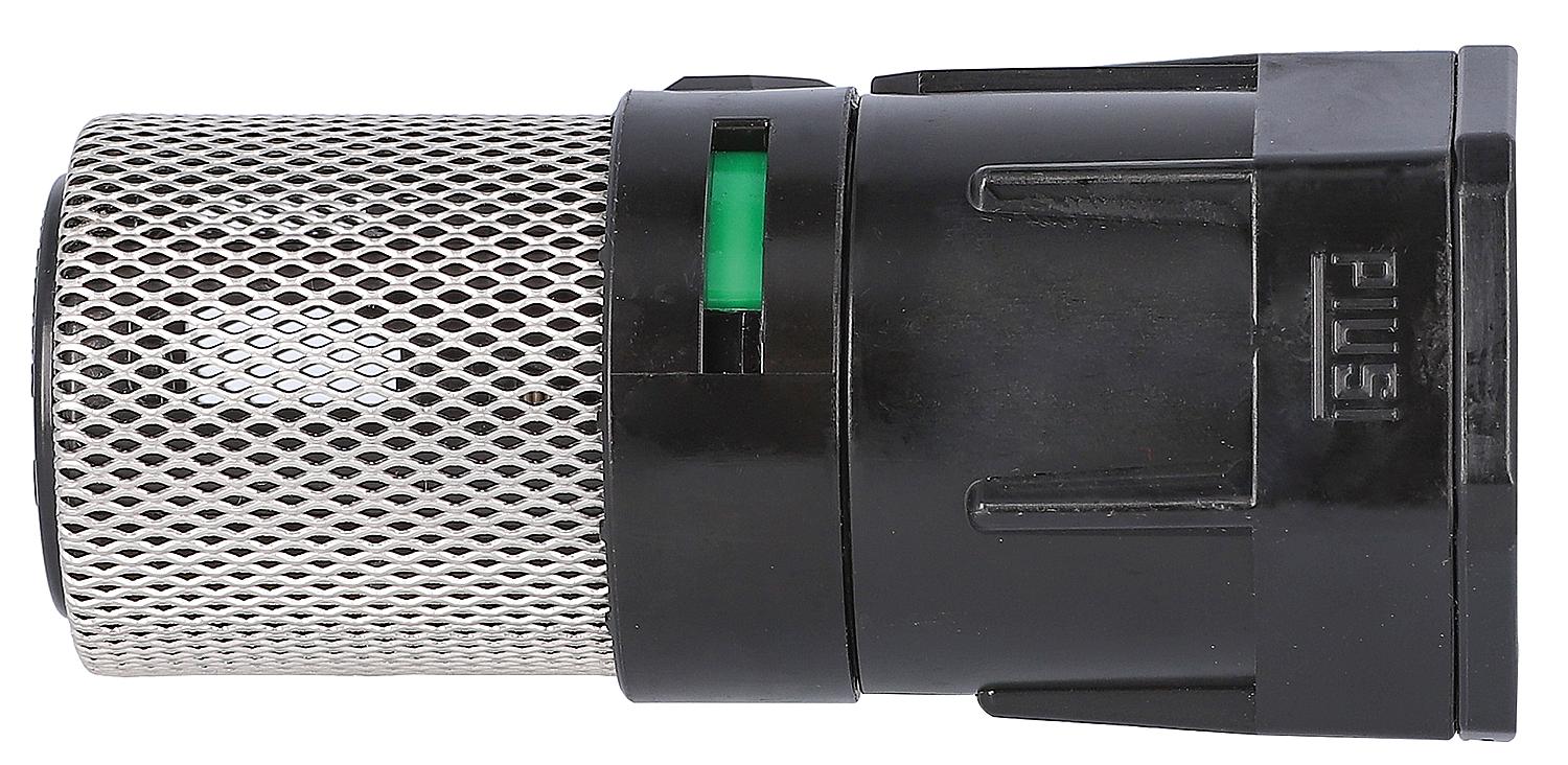 Fussventil absperrbar DN25 (1") mit Saugkorb/Mikrofilter
