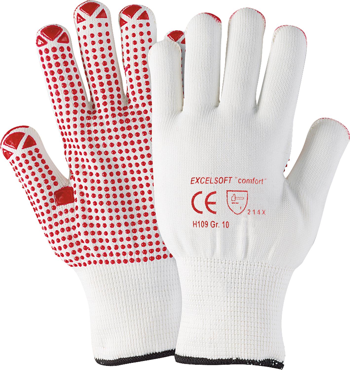 Schutzhandschuh Strick weiß Gr.XL-XXL 1 Paar