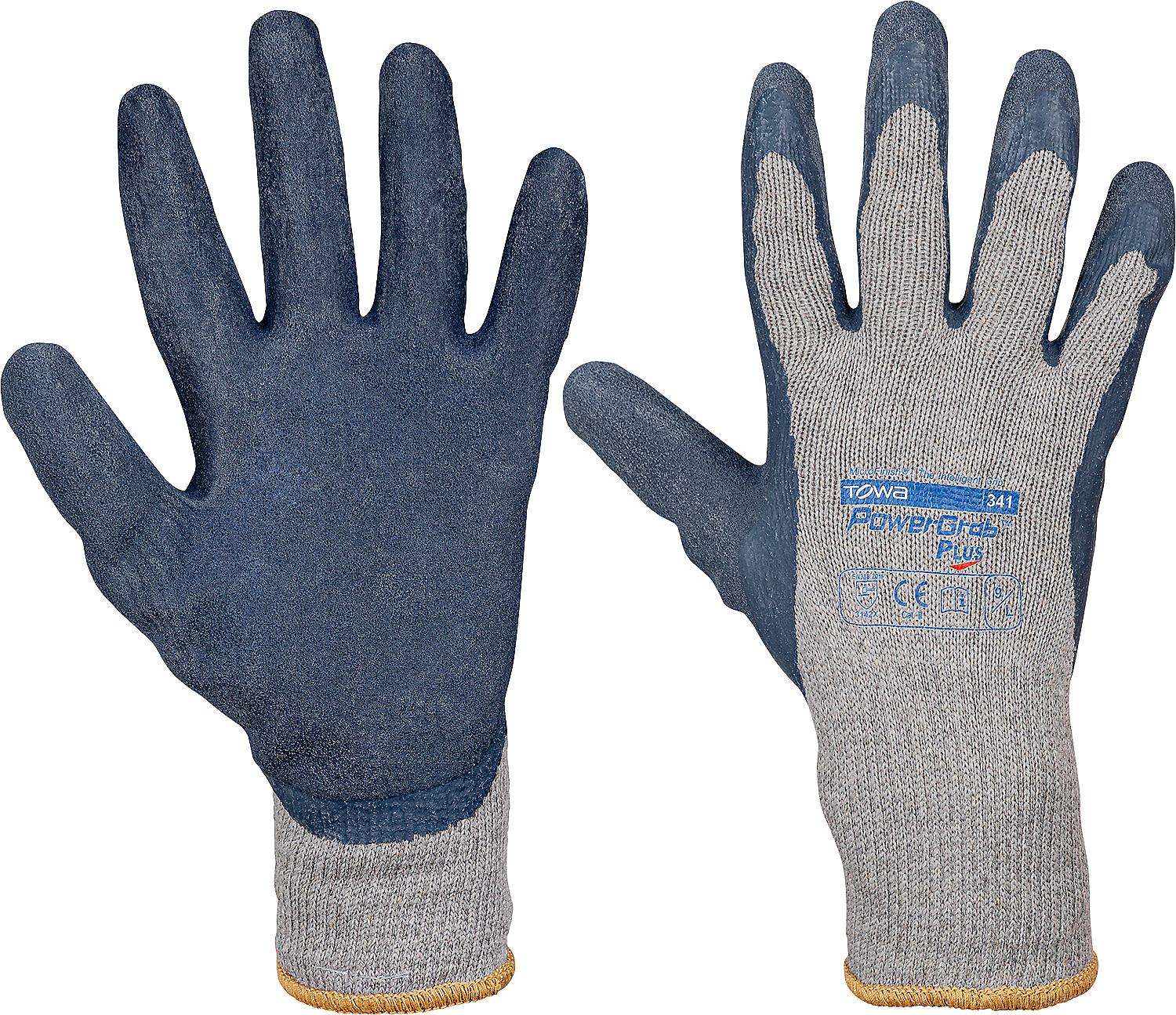 Mittelstrickhandschuh, Paar Power Grap Premium,versch.Farben Polyester,Größe L