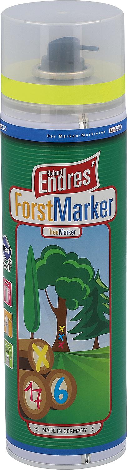 Markierspray leuchtend gelb Roland Endres Forst-Marker 360°-KWF, 500ml Sprühdose
