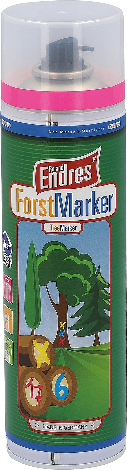 Markierspray leuchtend pink Roland Endres Forst-Marker 360°-KWF, 500ml Sprühdose