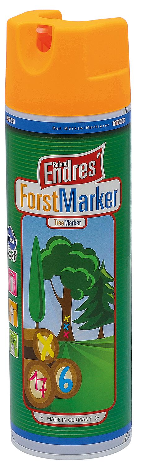 Markierspray leuchtend orange (KWF) Roland Endres Forst-Marker Ergo 360°, 500ml Sprühdose