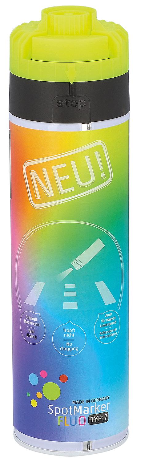 Markierspray leuchtend gelb Roland Endres SpotMarker TYP7 360°, 500ml Sprühdose