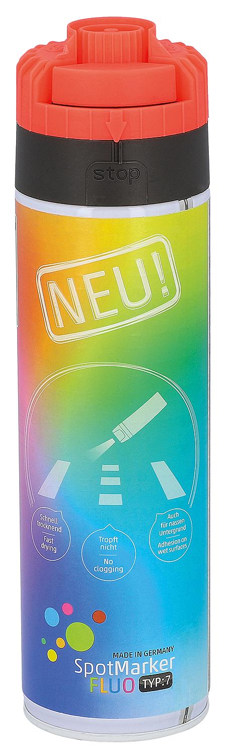 Markierspray leuchtend rot Roland Endres SpotMarker TYP7 360°, 500ml Sprühdose