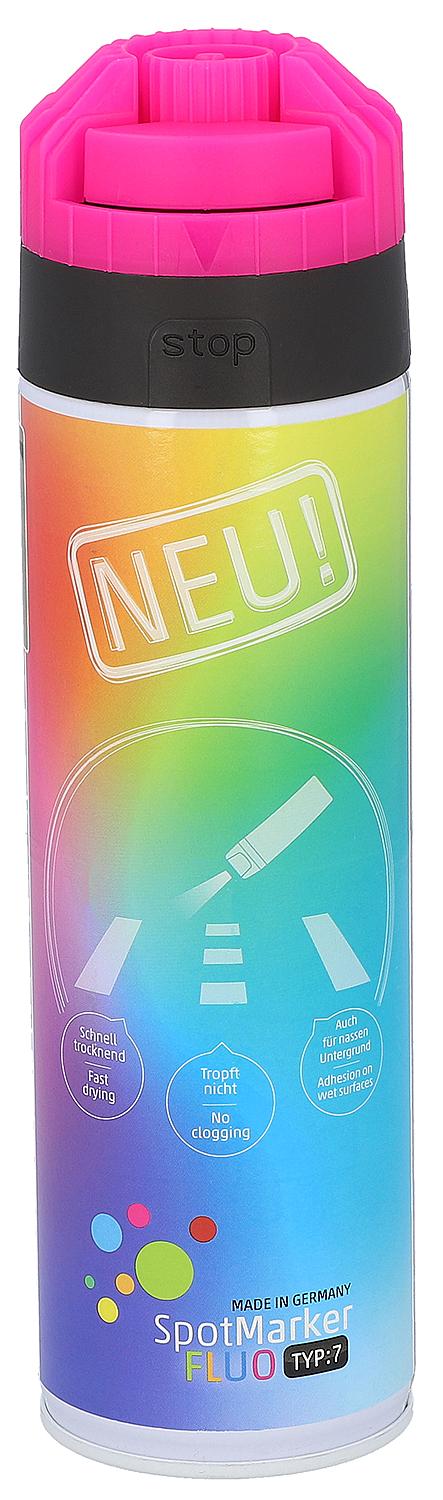 Markierspray leuchtend pink ROLAND ENDRES SpotMarker TYP7 360°, 500ml Sprühdose