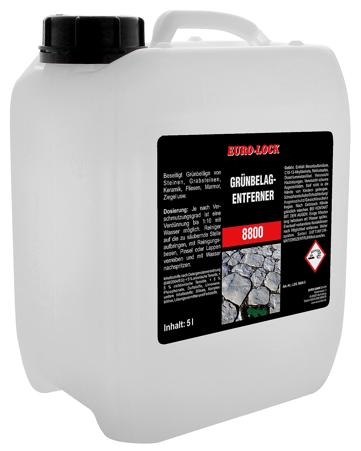 Grünbelagentferner EURO-LOCK LOS 8800 5l Kanister