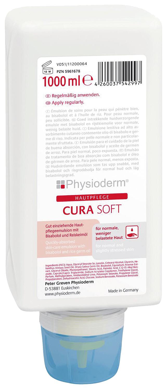 Hautschutz- und Pflegecreme PHYSIODERM Cura Soft 1l Varioflasche