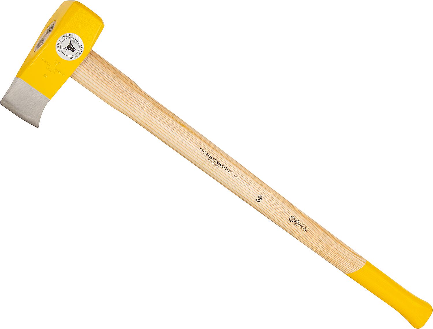 Holzspalthammer OCHSENKOPF Typ OX 35 E PROFI mit Eschenstiel Schnittlänge=70mm Stiel=850mm