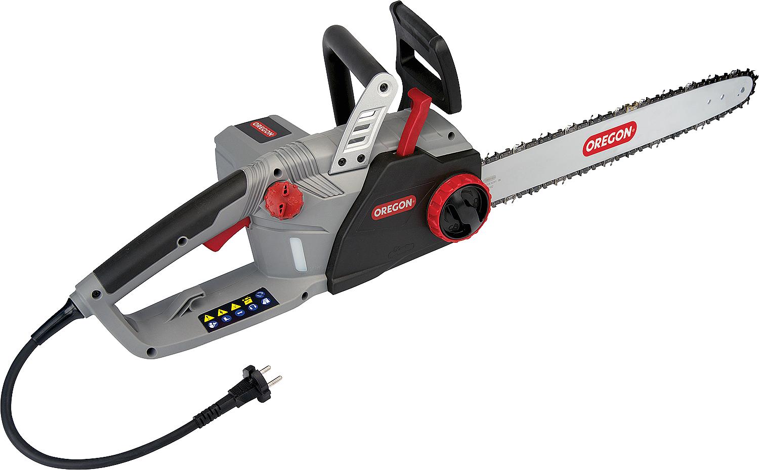 Elektrokettensäge Oregon CS1500 230V, 45cm Schwertlänge mit integriertem Schärfsystem