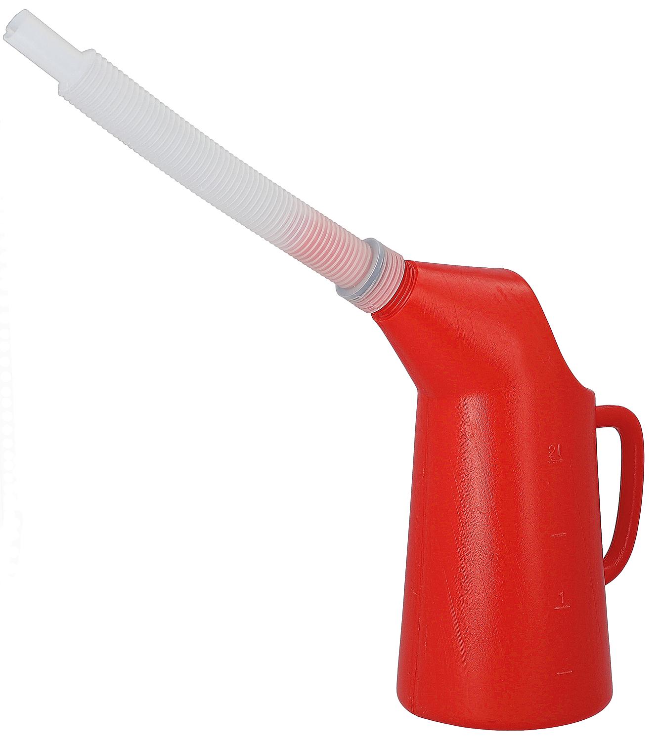 Messbecher aus Polyethylen 2000 ml mit flexiblem Auslauf