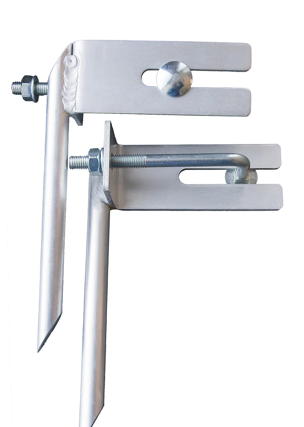 Leiternspitzen (Paar) für Holmquerschnitte 64x25mm bis 97x25mm