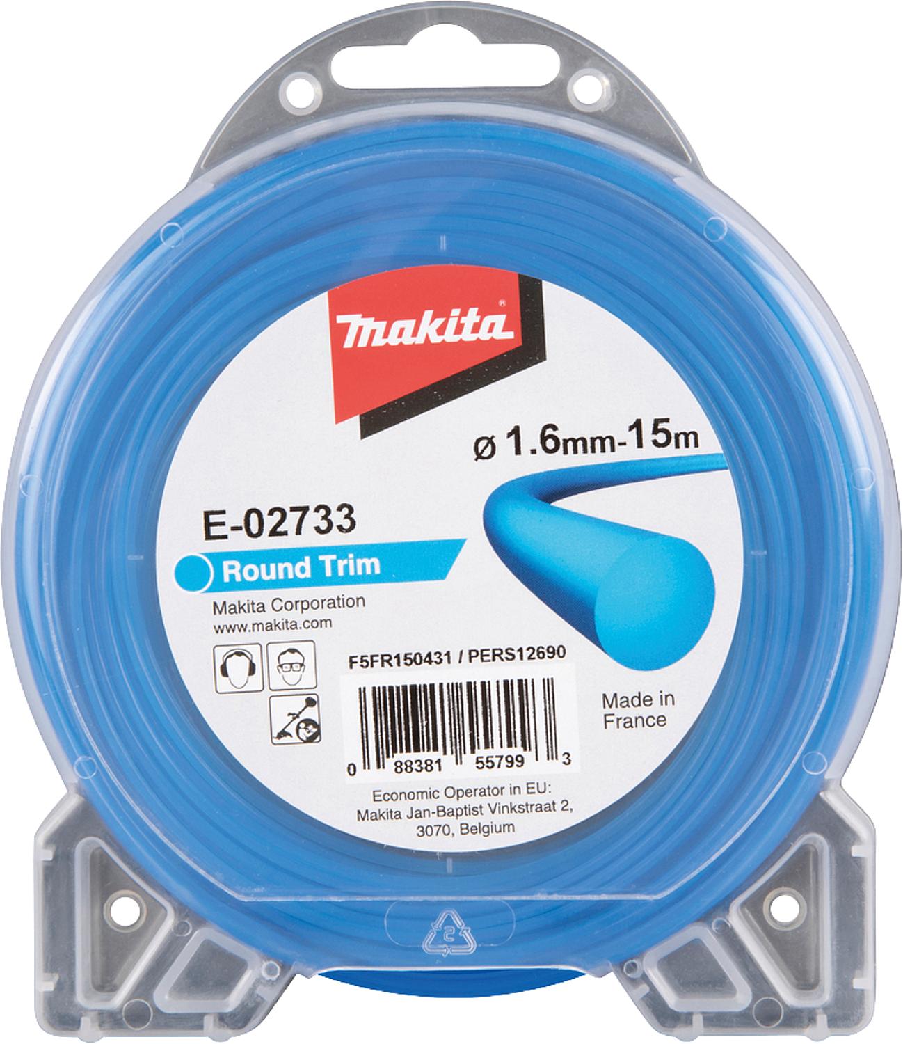 Mähfaden MAKITA E-02783 Ø2,4mm, Länge 262m rund