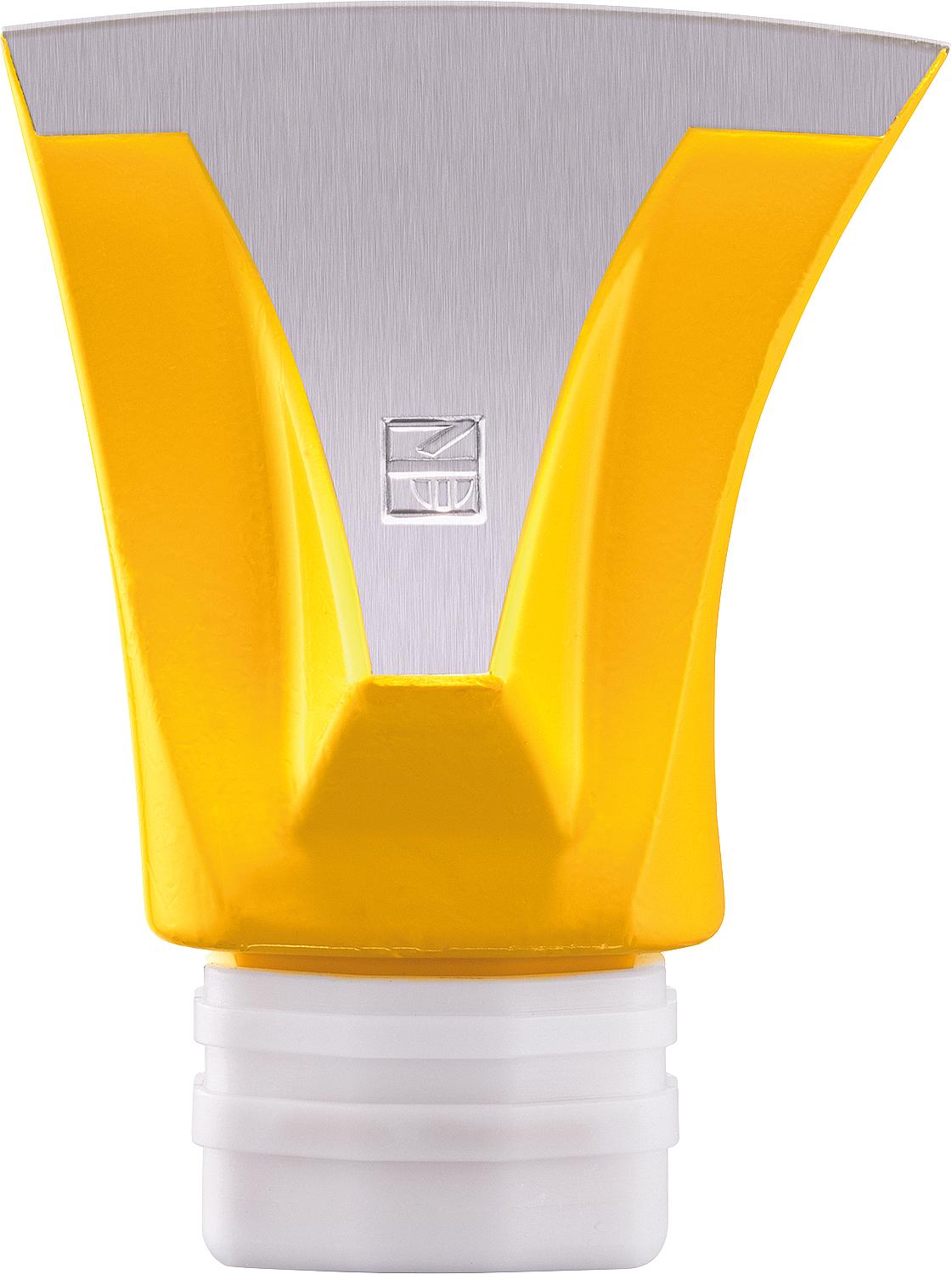 Axtblatt Halder, mit Keilstegen, für SIMPLEX-Spaltaxt, Schneidenbreite 100 mm, inkl. Kunststoffhülse