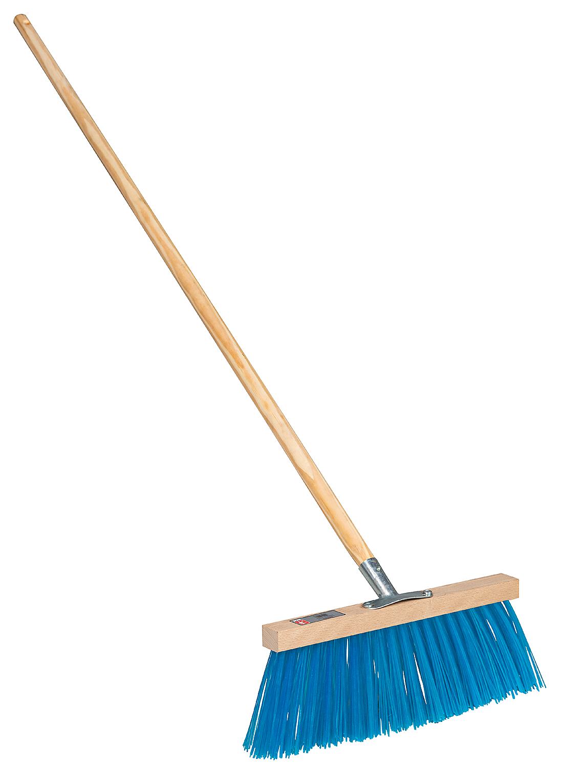 Ideal-Winter/Laubbesen, 400 mm, PP-Borsten 14 cm blau, Langstiel 140 cm