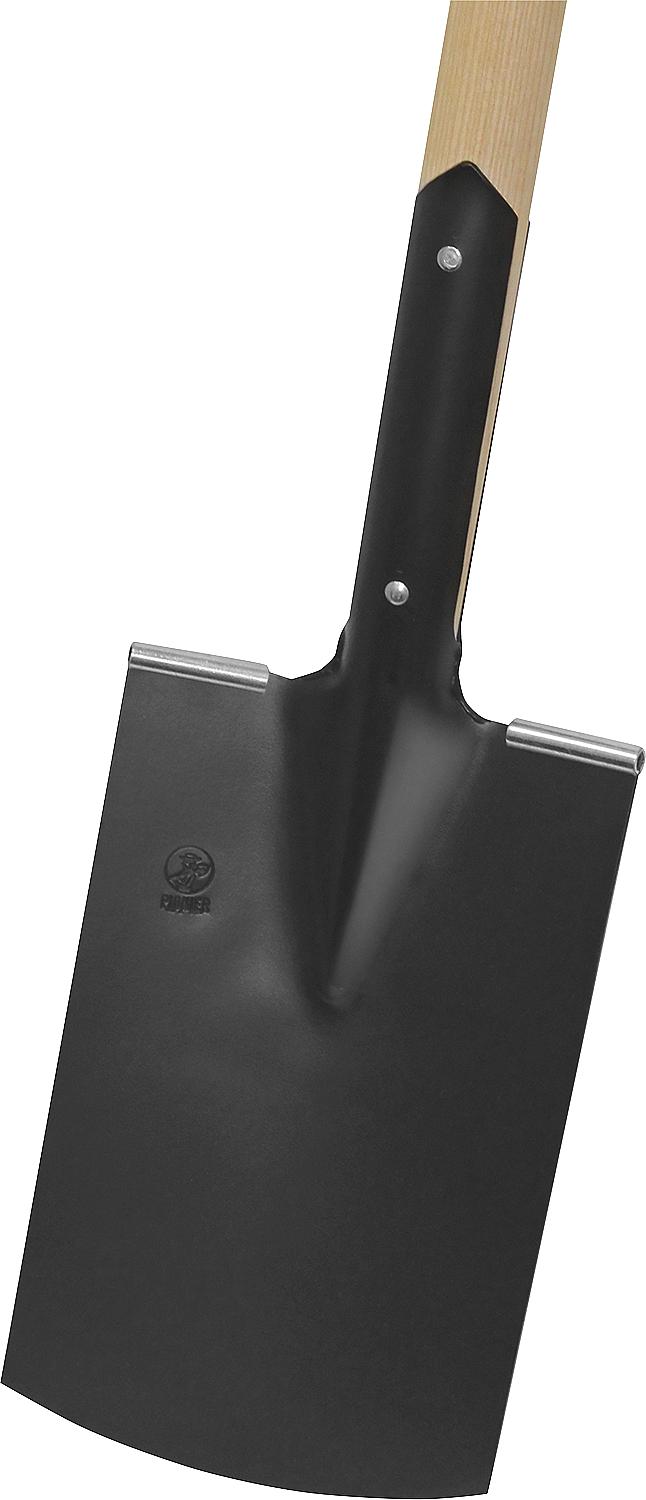 Ideal-Bauspaten Pionier Gärtner Form, Größe 2,Tritt- schutz,T-Stiel