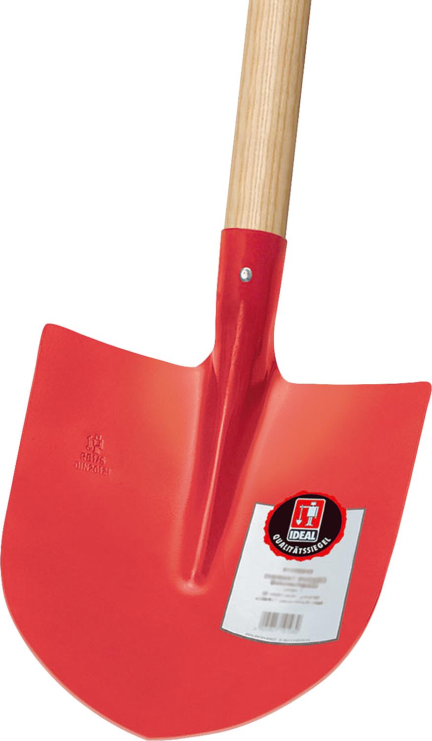 Ideal-Frankfurter Schaufel Ruhr-Brilliant, Größe 5, rot, Langstiel