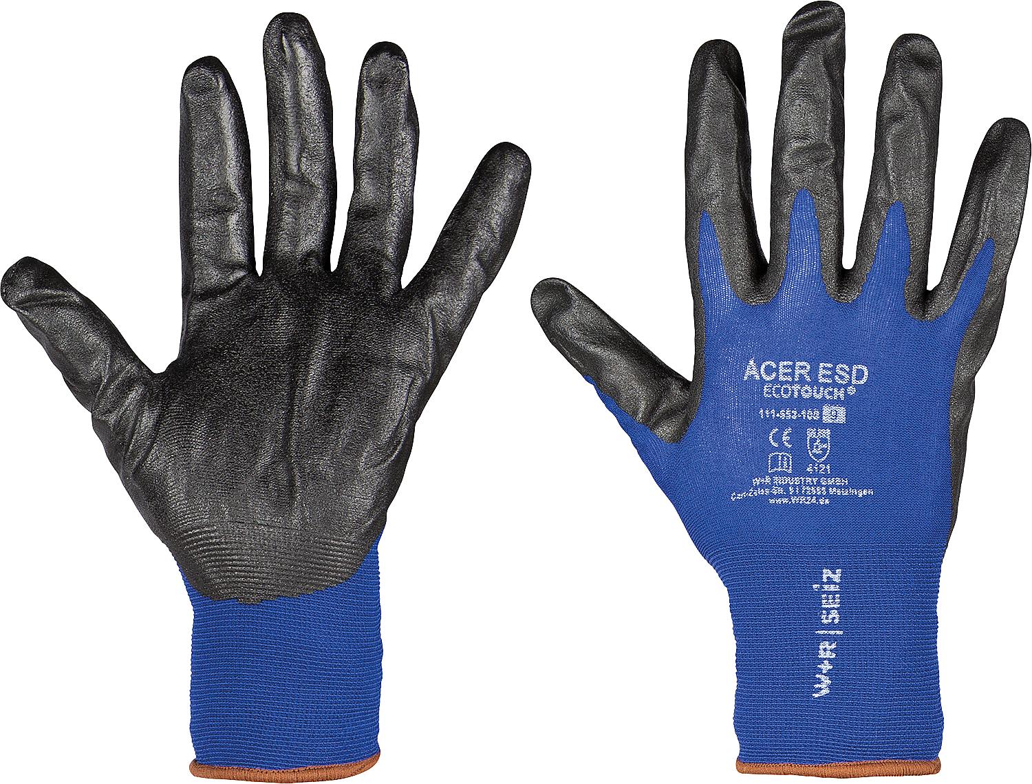 ESD-Arbeitshandschuhe ACER Größe M