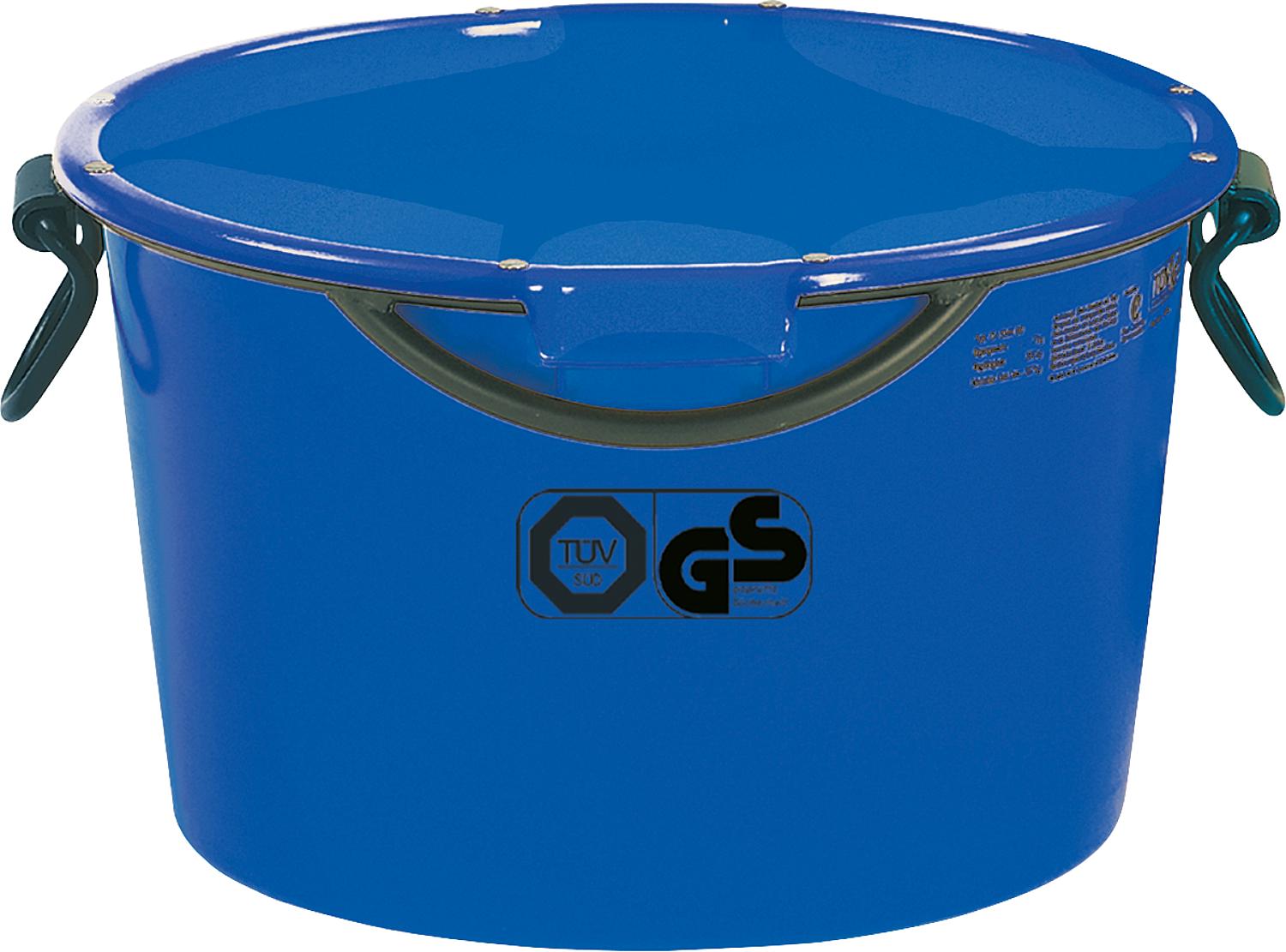 Mörtelkübel 90 Liter blau kranbar,TÜV VPE = 2 Stück