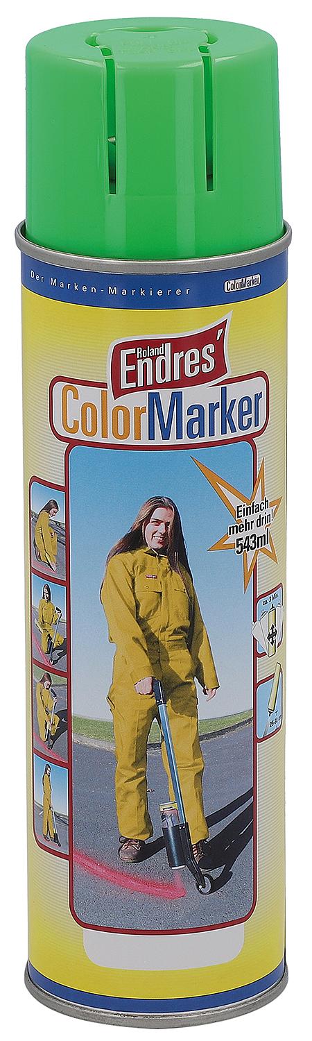 Markierungsspray leuchtend-grün Roland Endres ColorMarker 543ml Sprühdose