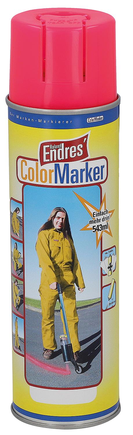 Markierungsspray leuchtend-pink ROLAND ENDRES ColorMarker 543ml Sprühdose