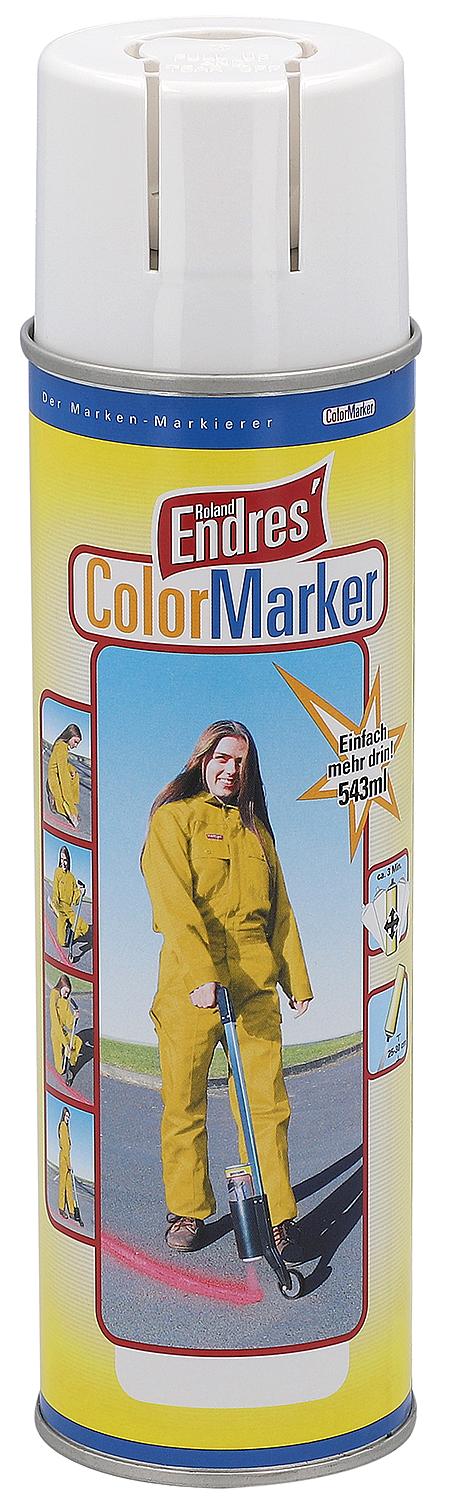 Markierungsspray weiß Roland Endres ColorMarker 543ml Sprühdose