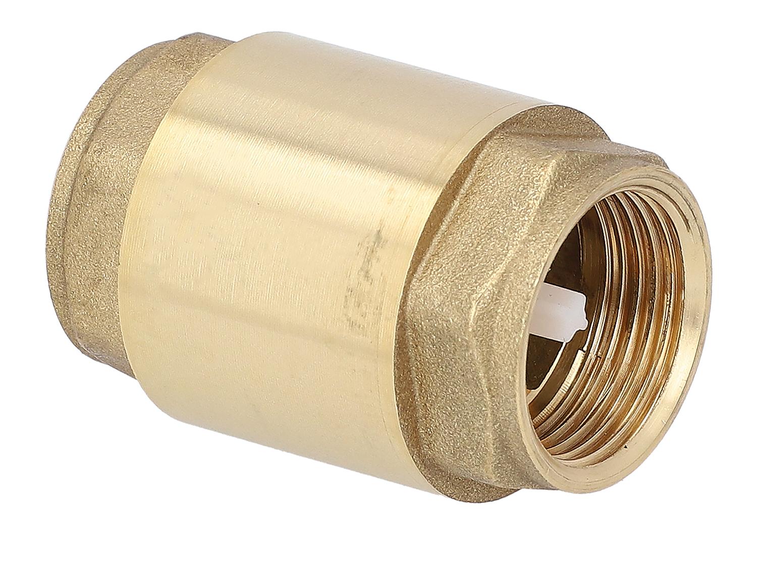 Rückschlagventil Messing beidseitig Innengewinde 3/4"