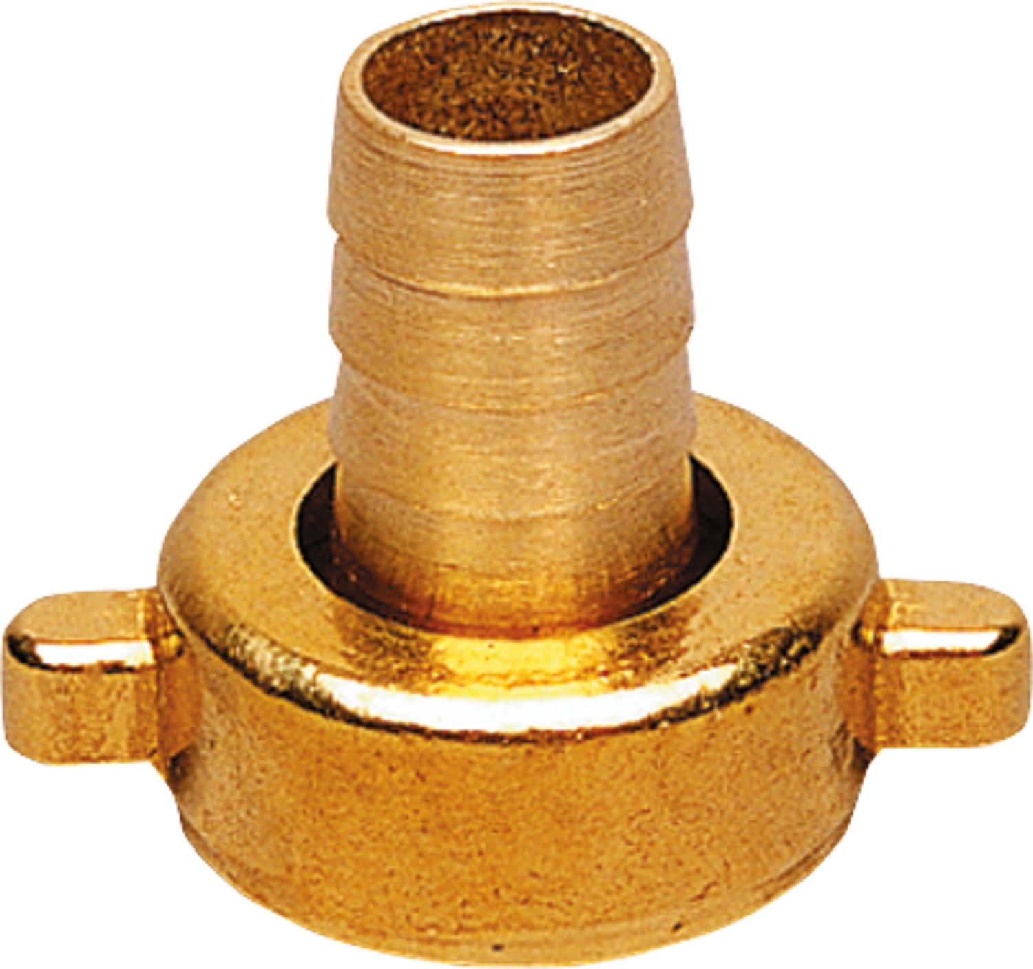 Halbe Reduzierschlauch-Verschraubung 1/2" Hahn (3/4"ÜWM) und 3/4"Schlauch