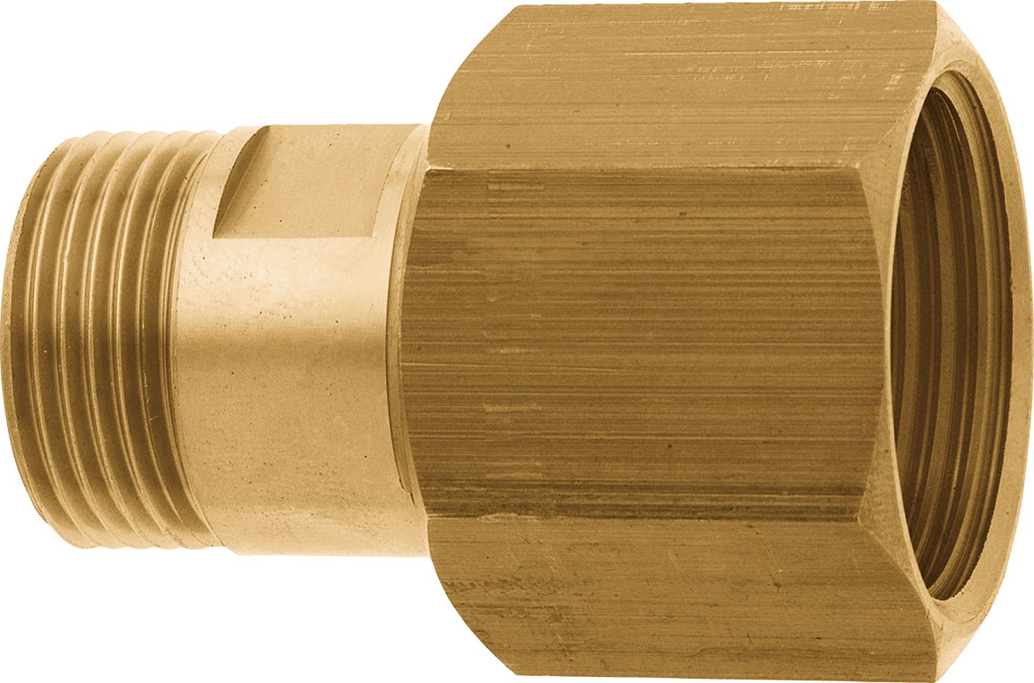 GEKA plus Schlauchverschraubung "2000" IG G1/2" x AG G3/8", MS, drehbar