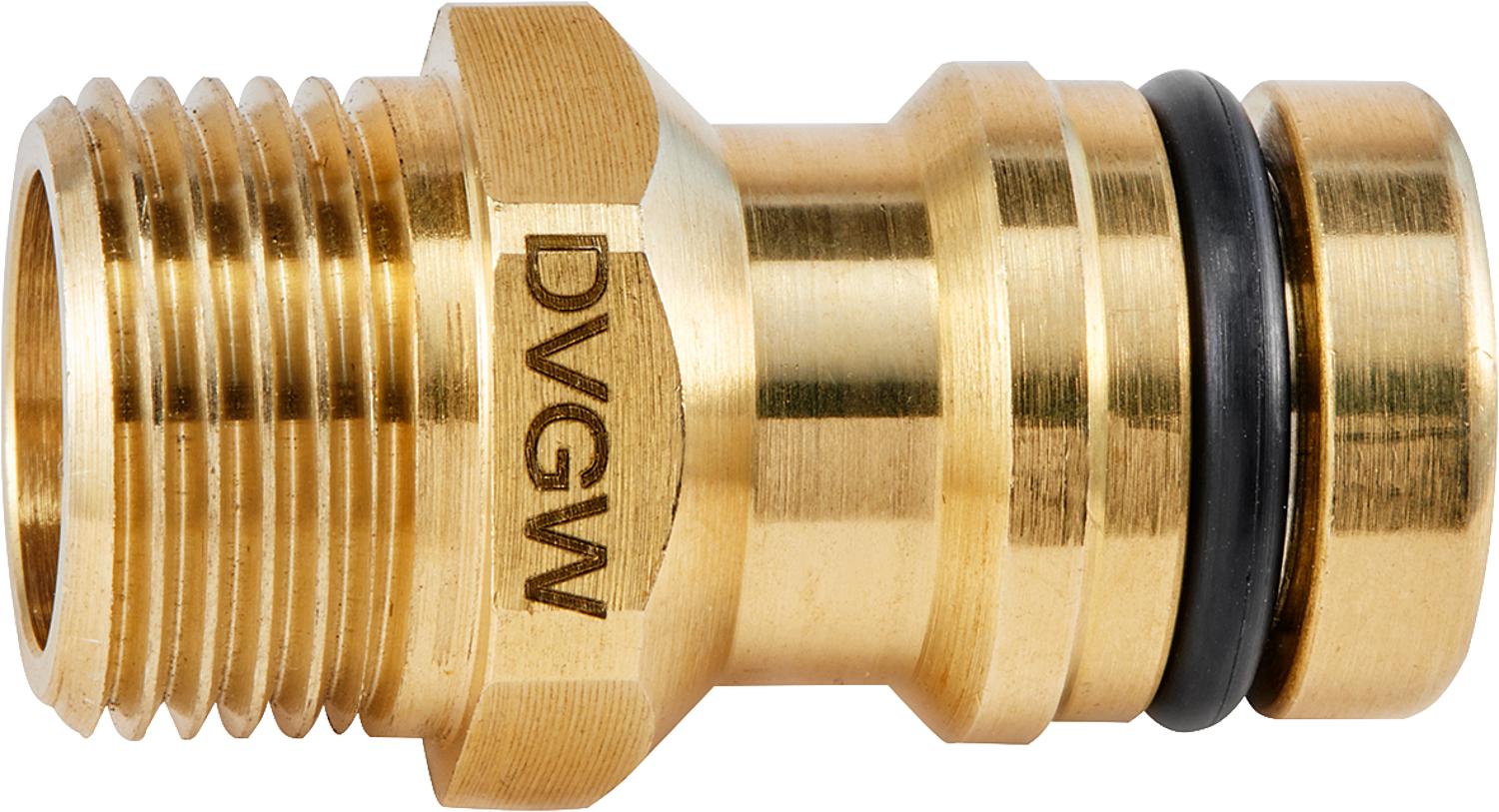 Geka plus Gerätestecker "Trinkwasser" AG G1/2", MS, DVGW