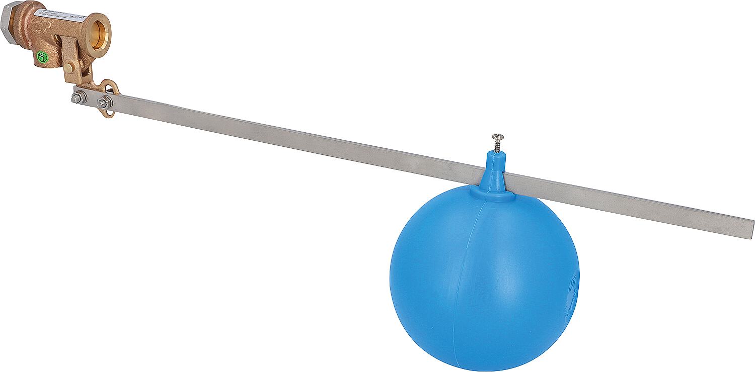 Schwimmerventile KSV 10 DN15 (1/2") mit HDPE Schwimmer