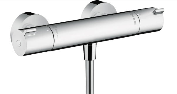 hansgrohe Duschthermostat Ecostat - spart bis zu 60 % Wasser & Energie