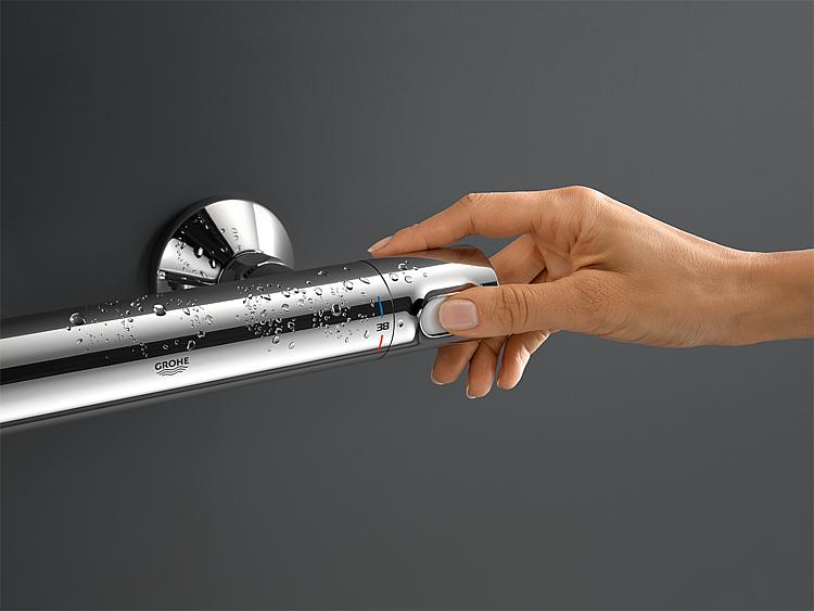 GROHE Grohtherm 500 Duschthermostat spart bis zu 50 % Wasser- Energie