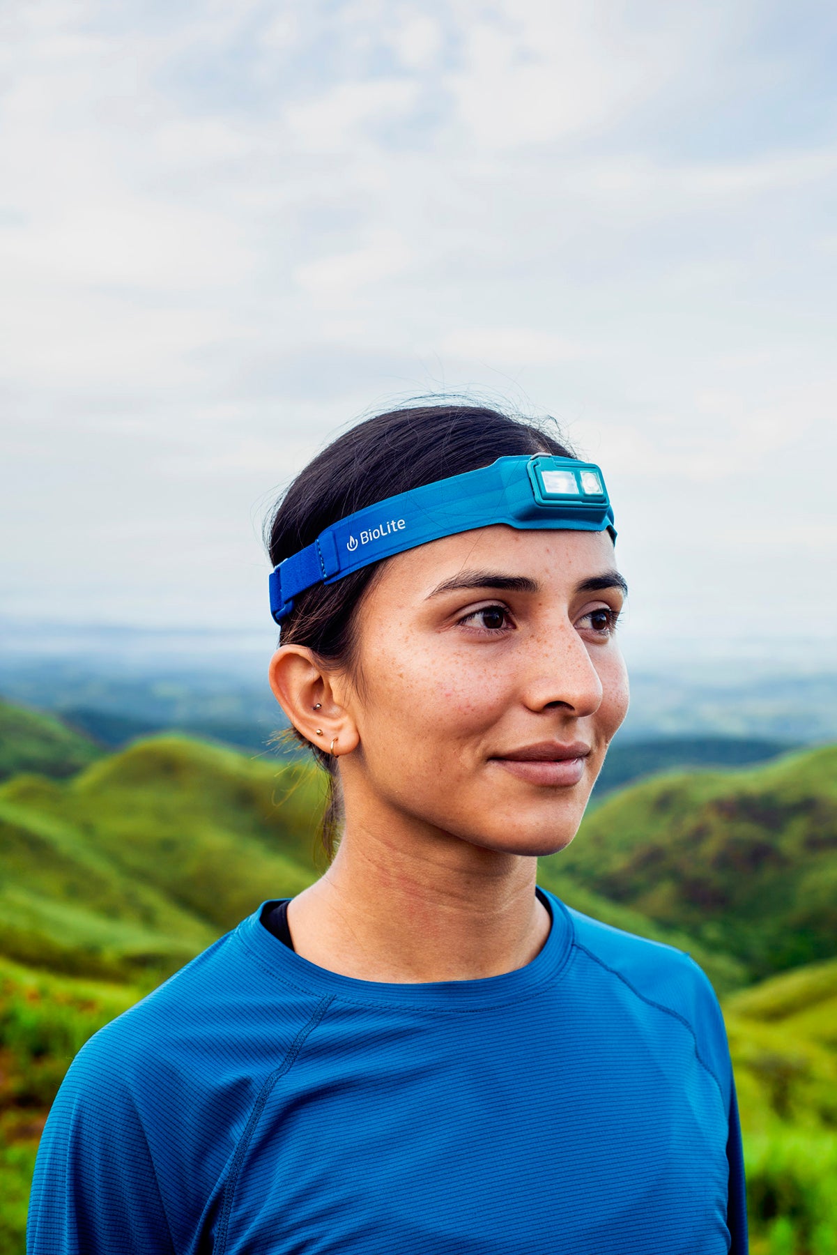 BioLite HeadLamp 425 (teal) - Revolutionäre Stirnlampe mit 425 Lumen, Li-Ion Akku und USB-C von BioLite